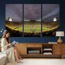 Michigan Wolverines Print - Michigan Stadium Wall Art Canvas