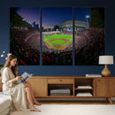 Houston Astros Baseball Print Canvas - Houston Minute Maid