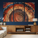 Abstract Tree Ring Art, Colorful Tree Ring Wall Decor, by MyGreatCanvas | Canvas Wall Art Prints | Photo Prints & Wall Decor