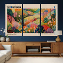 Yayoi Kusama Japanese Art Canvas Print, Abstract Art, Large