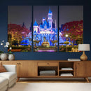 Disney Castle Wall Art Canvas Print – Magical Fairytale