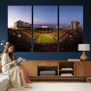 Iowa Hawkeyes Kinnick Stadium Wall Art Canvas Print, Framed