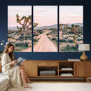Joshua Tree Park Wall Art Canvas Print – Framed Desert Road by MyGreatCanvas | Canvas Wall Art Prints | Photo Prints & Wall Decor