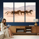 Wild Horse Wall Art Canvas Print – Framed Rustic Western Art by MyGreatCanvas | Canvas Wall Art Prints | Photo Prints & Wall Decor