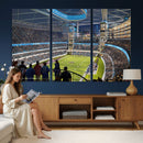 Chicago Dome Stadium Wall Art Canvas Print – Framed Modern