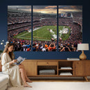Chicago Bears Soldiers Field Wall Art Canvas Print – Framed