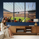 Cleveland Browns Stadium Wall Art Canvas Print – Framed NFL