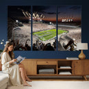 Penn State Stadium Wall Art Canvas Print, White Out Football