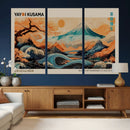 Yayoi Kusama Inspired Japanese Landscape Wall Art Canvas by MyGreatCanvas | Canvas Wall Art Prints | Photo Prints & Wall Decor