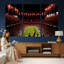 Tennessee Neyland Stadium Wall Art, Sports Arena Canvas