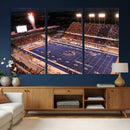Boise State Stadium Large Wall Art Canvas Print for Living by MyGreatCanvas | Canvas Wall Art Prints | Photo Prints & Wall Decor