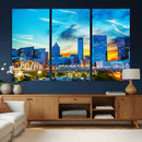 Atlanta Skyline Wall Art Canvas Print, Atlanta Downtown by MyGreatCanvas | Canvas Wall Art Prints | Photo Prints & Wall Decor