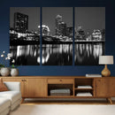 Austin Skyline Wall Art Canvas Print, Austin Downtown Night by MyGreatCanvas | Canvas Wall Art Prints | Photo Prints & Wall Decor