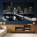 Austin Skyline Wall Art Canvas Print, Austin Downtown Night by MyGreatCanvas | Canvas Wall Art Prints | Photo Prints & Wall Decor