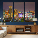 Baltimore Skyline Wall Art Canvas Print, Baltimore Downtown by MyGreatCanvas | Canvas Wall Art Prints | Photo Prints & Wall Decor