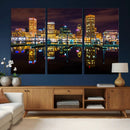 Baltimore Skyline Wall Art Canvas Print, Baltimore Downtown by MyGreatCanvas | Canvas Wall Art Prints | Photo Prints & Wall Decor