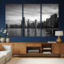 Chicago Wall Art Canvas Print, Chicago City Downtown Night by MyGreatCanvas | Canvas Wall Art Prints | Photo Prints & Wall Decor