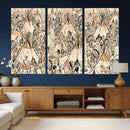 Native American Indian Wall Art Canvas Print - Abstract by MyGreatCanvas | Canvas Wall Art Prints | Photo Prints & Wall Decor