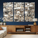 Texas Longhorn Cow Farmhouse Animals Wall Art Canvas Print - by MyGreatCanvas | Canvas Wall Art Prints | Photo Prints & Wall Decor