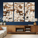 Large Longhorn Wall Art Canvas Print - Abstract Cow Animal by MyGreatCanvas | Canvas Wall Art Prints | Photo Prints & Wall Decor