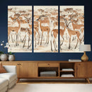 Gazelle Wall Art Canvas Print - Abstract Antelope Wall Art by MyGreatCanvas | Canvas Wall Art Prints | Photo Prints & Wall Decor
