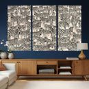 Abstract Zebra Wall Art Canvas Print for Farmhouse Decor by MyGreatCanvas | Canvas Wall Art Prints | Photo Prints & Wall Decor
