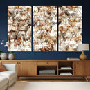 Farmhouse Bighorn Sheep Wall Art Canvas Print - Abstract by MyGreatCanvas | Canvas Wall Art Prints | Photo Prints & Wall Decor