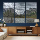 Yosemite Valley River Wall Art Canvas Print, Granite Cliffs by MyGreatCanvas | Canvas Wall Art Prints | Photo Prints & Wall Decor