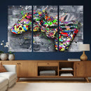 Graffiti Gaming Canvas Wall Art For Bedroom - Gaming Wall by MyGreatCanvas | Canvas Wall Art Prints | Photo Prints & Wall Decor