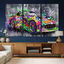 Graffiti Sports Car Street Art Wall Art Canvas Print, by MyGreatCanvas | Canvas Wall Art Prints | Photo Prints & Wall Decor