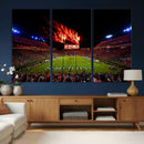 Auburn Stadium Wall Art Canvas Print, College Football Night by MyGreatCanvas | Canvas Wall Art Prints | Photo Prints & Wall Decor