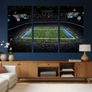 Detroit Lions Stadium Wall Art Canvas Print, Football Field by MyGreatCanvas | Canvas Wall Art Prints | Photo Prints & Wall Decor