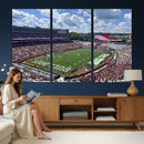 Georgia Bulldogs Stadium Wall Art Canvas Print, Sanford