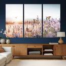 Lavender Field Wall Art Canvas Print, Butterfly Floral by MyGreatCanvas | Canvas Wall Art Prints | Photo Prints & Wall Decor