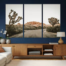 Joshua Tree Desert Wall Art Canvas Print, Minimal by MyGreatCanvas | Canvas Wall Art Prints | Photo Prints & Wall Decor