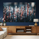 Winter Heather Wall Art Canvas Print, Frosted Floral Nature by MyGreatCanvas | Canvas Wall Art Prints | Photo Prints & Wall Decor