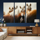Wild Horse Herd Wall Art Canvas Print, Natural Horse by MyGreatCanvas | Canvas Wall Art Prints | Photo Prints & Wall Decor