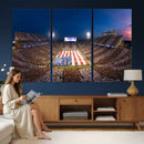 Oklahoma Sooners Memorial Stadium Wall Art Canvas Print,