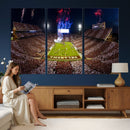 Oklahoma Memorial Stadium Wall Art Canvas Print – Oklahoma