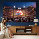 Oklahoma Memorial Stadium Wall Art Canvas Print – Oklahoma