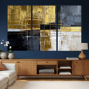 Gold Navy Abstract Wall Art Canvas Print, Modern Luxury by MyGreatCanvas | Canvas Wall Art Prints | Photo Prints & Wall Decor