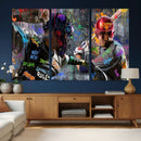 Graffiti Baseball Player Street Art Wall Art Canvas Print by MyGreatCanvas | Canvas Wall Art Prints | Photo Prints & Wall Decor