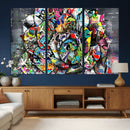 Abstract Graffiti Collage Street Art Wall Art Canvas Print by MyGreatCanvas | Canvas Wall Art Prints | Photo Prints & Wall Decor