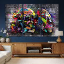 Graffiti American Football Helmet Street Art Wall Art Canvas by MyGreatCanvas | Canvas Wall Art Prints | Photo Prints & Wall Decor