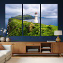 Coastal Lighthouse Wall Art Canvas Print, Cliffside Ocean by MyGreatCanvas | Canvas Wall Art Prints | Photo Prints & Wall Decor