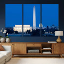 Washington DC Skyline Wall Art Canvas Print – Lincoln by MyGreatCanvas | Canvas Wall Art Prints | Photo Prints & Wall Decor