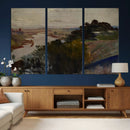 acek Malczewski Landscape at the Vistula Wall Art Canvas by MyGreatCanvas | Canvas Wall Art Prints | Photo Prints & Wall Decor