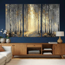 Abstract Birch Forest Wall Art Canvas Print – Modern Neutral by MyGreatCanvas | Canvas Wall Art Prints | Photo Prints & Wall Decor