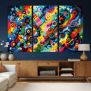 Geometric Abstract Wall Art Canvas Print, Bold Color by MyGreatCanvas | Canvas Wall Art Prints | Photo Prints & Wall Decor
