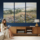 Katie Staples Hillside Canvas Wall Art — Coastal Wildflower by MyGreatCanvas | Canvas Wall Art Prints | Photo Prints & Wall Decor